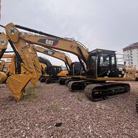 Excavatrice Caterpillar CAT320 d'occasion, excavatrice sur chenilles hydraulique Cat 320 d'occasion, faible nombre d'heures de travail, bon état, à vendre