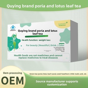 Tè <span class=keywords><strong>Dimagrante</strong></span> Qu Ying Brand Wild Poria Foglie di Loto in Bustine OEM Private Label Personalizzato Composto Nutriente e Riducente di Grassi - Product Image 2