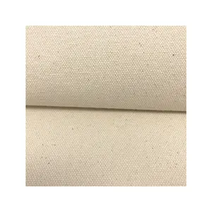 Hot Selling OEM ODM Polycotton T/C 65/35 57/58'' Polyester Cotton 14oz Organic Cotton Canvas Grey Fabric Cloth for Shoes Bags