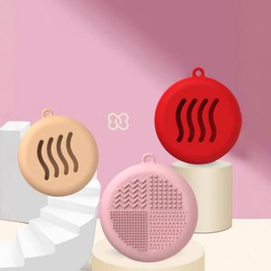 Powder Puff Case Makeup Powder Puff Holder Silicone Makeup Blenders Case Reusable Blenders <b>Storage</b> <b>Box</b> for Daily Travel - Product Image 2