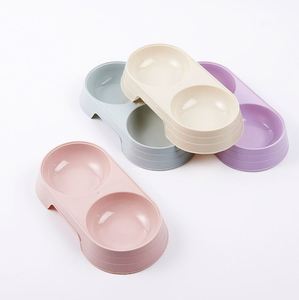 ชามอาหารสัตว์เลี้ยงแบบคู่ ชามน้ำสำหรับสัตว์เลี้ยง ขายดี - Product Image 1