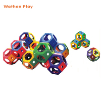 Structure de jeu dôme colorée en plastique pour enfants, idéale pour l'intérieur et l'extérieur, équipement de terrain de jeu pour maternelle - Vente en gros