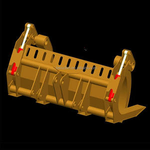 5 Tonnen Radlader aufsatz hydraulische Greifer lader Holz greifer zum Verkauf - Product Image 6
