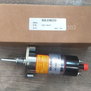 E320 E330B E330C เครื่องจักรก่อสร้างอะไหล่-รถขุดหยุดเครื่องยนต์วาล์วแม่เหล็กไฟฟ้า155-4653, 155-4652 - Product Image 5