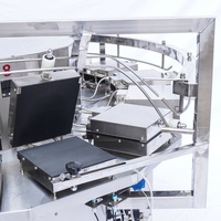 Machine à gaufres industrielle semi-automatique pour rouleaux d'œufs et gaufres, avec écran tactile PLC en acier inoxydable et revêtement antiadhésif