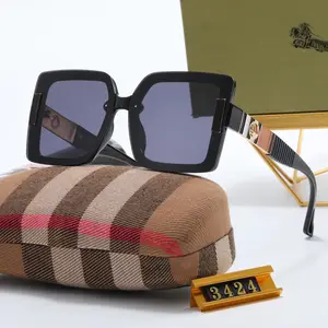 Lunettes de soleil 2024 femmes hommes luxe nuances carré à la mode vente en gros lunettes de soleil lunettes de soleil