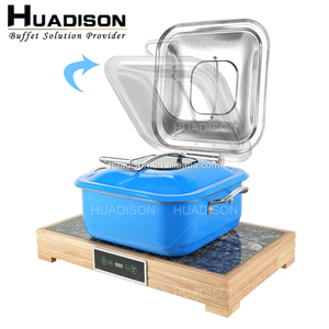 Huadison Arabe Buffet Équipement Électrique Chaffing Plats Buffet <span class=keywords><strong>Traiteur</strong></span> En Acier Inoxydable Chafing Dish Buffet Ensemble - Product Image 2