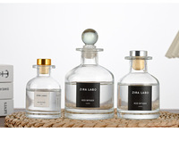 Diffuseur de roseau rond creux personnalisé en gros bouteille d'aromathérapie décoration de la maison 50 ml 100 ml 150 ml 250 ml