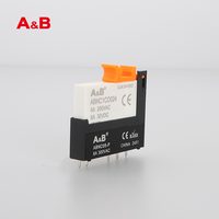 A & B ABNC1CO024/ABNC05-P 6A prise de relais électromagnétique PCB de contrôle miniature protecteur scellé de Base de Mini relais industriel à 5 broches