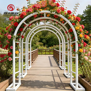 <span class=keywords><strong>Arche</strong></span> de <span class=keywords><strong>jardin</strong></span> en aluminium thermolaqué pour plantes grimpantes, 7 pieds - Product Image 1