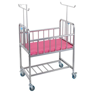 BT-AB120 avec <span class=keywords><strong>support</strong></span> de <span class=keywords><strong>moustiquaire</strong></span> IV pôle <span class=keywords><strong>lit</strong></span> médical <span class=keywords><strong>pour</strong></span> bébé en acier inoxydable hôpital chariot <span class=keywords><strong>pour</strong></span> bébé - Product Image 3
