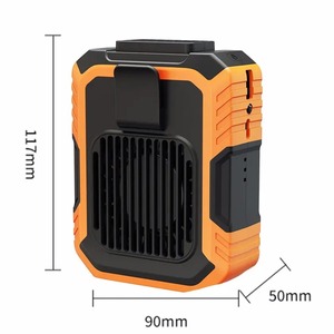Ventilateur de taille portable multifonctionnel 8000 mAh pour extérieur, ventilateur de camping sans pales, ventilateur de cou suspendu avec batterie externe et éclairage LED - Product Image 5