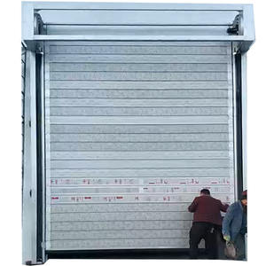 Kasırga dayanıklı yalıtımlı yüksek hızlı otomatik Turbo rulo garaj kapıları - Product Image 5