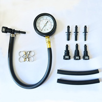 Kit de manomètre de pression d'injection de carburant, testeur de pression de carburant automobile, outil de diagnostic du système d'injection de voiture, outil de réparation automobile, outil de garage