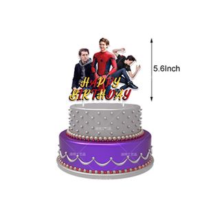 <span class=keywords><strong>Tom</strong></span> Holland Birthday Party Supplies Set Comprend Bannière Gâteau & Cupcake Toppers Ballons-pour les célébrations des fans & X4235 Parties - Product Image 5