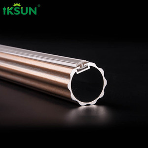 Iksun แท่งม่านโลหะสีดำหรูหราแขวนได้ยาวนานขนาด228นิ้วงานตามสั่ง - Product Image 4