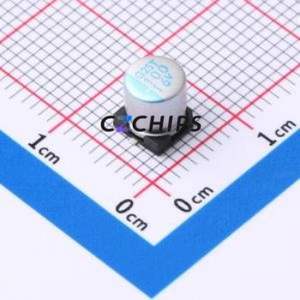 Condensateur solide SMD APXG160ARA101ME61G, D5xL6.1mm (Capacité : 100uF) (Précision : 20%) Tension nominale : 16V - Product Image 1