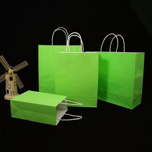 Bolsas de Papel Kraft con Asas Retorcidas Clásicas Personalizadas 2026, 100% Papel Reciclado para Regalos, Comida para Llevar, Minoristas y Servicios de Alimentos - Product Image 3