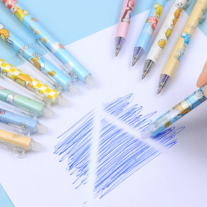 Einziehbarer lösch barer Stift mit benutzer definiertem Logo und Radiergummi-Thermo transfer druck unterstützt lösch baren Tinten stift - Product Image 1
