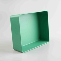 Rechthoekige kom van melamine, BPA-vrij, wasbaar, voor het serveren van eten, voor thuisgebruik, minimalistisch design