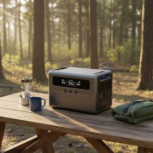 3600W (Surge 7200W) Output 2304Wh LFP <b>Battery</b> Portable Power Station <b>UPS</b> Solar Generator with 1200W Solar Input for RV Emergency - Product Image 1