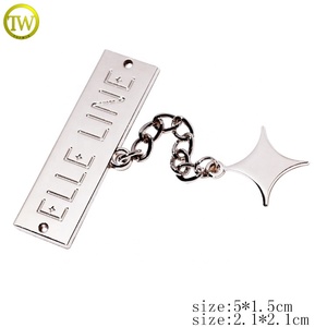 Etichette Metalliche Personalizzate per Abbigliamento, Loghi in Lega di Zinco, Targhette Metalliche Fatte a Mano per Accessori da Donna - Product Image 2