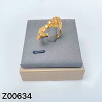 Bague unisexe étanche en laiton plaqué or 18 carats avec zircon, style européen et américain, personnalisable, géométrique, tendance