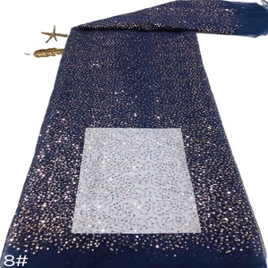 Btc2705 Ưa Thích Ren Thêu Vải 100% <span class=keywords><strong>Polyester</strong></span> Lưới Vải Hoa Mô Hình Hạt Thân Thiện Với Môi Dệt May May Mặc Cho Đám Cưới - Product Image 4