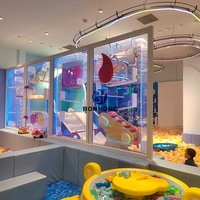 Bonhong Top Qualité Transparent Ball Panel Air Tube Activité Wall Ball Piping Game For Kids Indoor Playground