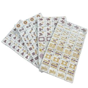 Prix d'usine, vente en gros de luxe, ensemble de <span class=keywords><strong>mahjong</strong></span> américain en perles acryliques, 36 mm, 160 tuiles, portable pour le voyage - Product Image 1
