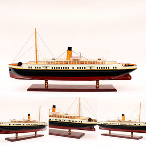 Modèle de yacht de luxe Karma Fushi en bois fait main - Maquette de croisière aux Maldives de 50 mètres de qualité supérieure pour la décoration de la maison ou du bureau - Product Image 1