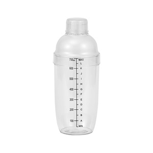 바 호텔 홈 레스토랑 사용 현대 투명 플라스틱 친환경 칵테일 셰이커 세트 250ml/350ml/550ml/750ml - Product Image 3