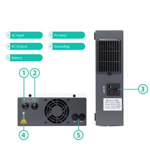 จีน 1200w ราคาถูก ระบบพลังงานแสงอาทิตย์แบบออฟกริด 800w PV Input แบตเตอรี่ 12V สำหรับใช้ในบ้าน - Product Image 3