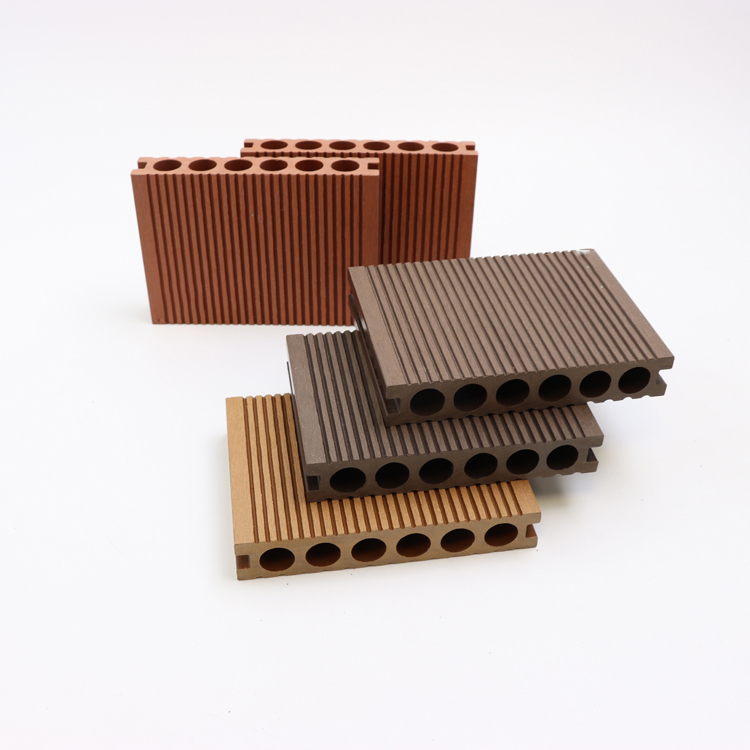 3D Embossed Wood Grain WPC Decking Outdoor Wooden Plastic Composite Flooring