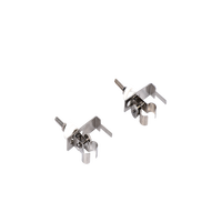 Pince de fixation métallique sur mesure avec isolateur en céramique pour support de tube chauffant infrarouge en quartz
