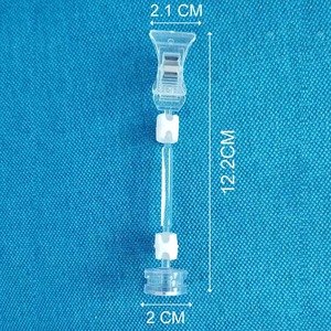 Free Sample Colorful Supermarket <b>Shelf</b> Price Label Display <b>Plastic</b> Holder POP Clips - Product Image 3