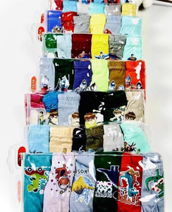 Lot de 6 sous-vêtements triangulaires en coton biologique pour garçons, motifs de voitures, thème <span class=keywords><strong>super</strong></span>-<span class=keywords><strong>héros</strong></span>, style fin, pour tout-petits et jeunes enfants - Product Image 2