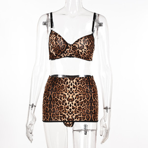 Moda estiva con bretelle leopardate a vita alta <span class=keywords><strong>aderente</strong></span> alla moda casual da <span class=keywords><strong>donna</strong></span> - Product Image 4