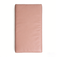 Lit pour chat et chien Yang Yang Pet Tech en tissu, luxueux, rose, rectangulaire, amovible, lavable, antidérapant, avec mousse à mémoire de forme