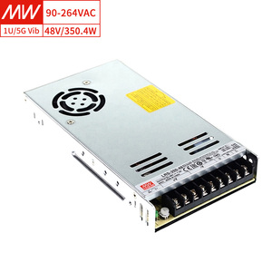 Alimentation électrique à découpage Mean Well LRS-350-48, SMPS industriel simple, ultra-mince, 48V 7A 350W, refroidissement par ventilateur pour l'automatisation/les équipements - Product Image 1