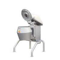 Máquina Cortadora de Vegetales Comercial de Acero Inoxidable Dezoton para Triturar, Rebanar y Cortar Patatas, Zanahorias y Hortalizas de Raíz