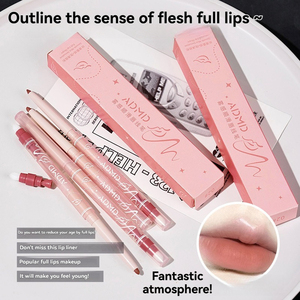 <span class=keywords><strong>Crayon</strong></span> à lèvres longue durée Dudu avec pinceau <span class=keywords><strong>permanent</strong></span> Surface naturelle mate Contour Halo enrichit les lèvres avec de la teinture - Product Image 3