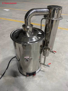 Distillateur d'eau à chauffage électrique Maquillage de l'eau et fonction de chaleur avec thermomètre intégré Machine à eau distillée - Product Image 6