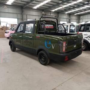 Camioneta Eléctrica Mini Fabricada en China, Vehículo de Transporte de Doble Cabina, Vehículo de Nueva Energía, 2000W, Frenos de Disco en las Cuatro Ruedas - Product Image 4