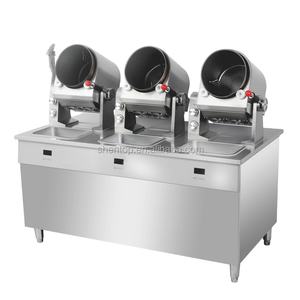Machine à riz frit pour Restaurant, <span class=keywords><strong>Robot</strong></span> <span class=keywords><strong>cuiseur</strong></span> Intelligent Wok Biryani à gaz, Machine de cuisson automatique, <span class=keywords><strong>Robot</strong></span> de cuisson Intelligent pour hôtel - Product Image 1