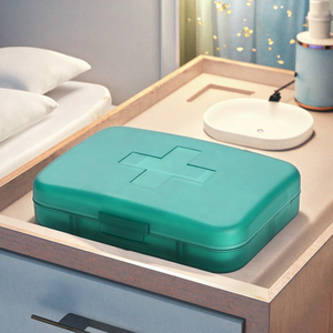 Wholesale High Quality Customizable Logo Portable Pill <b>Storage</b> <b>Box</b> 6-Compartment PP <b>Material</b> Multicolor Option for Chemo - Product Image 3