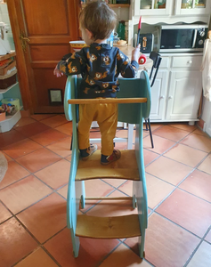 Lit pour tout-petits réglable en bois de style ferme Design moderne pour enfants Montessori - Product Image 2