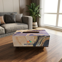 Plateau de service en bois de luxe de la marque M&Z, de qualité supérieure, avec logo personnalisé, certifié ISO9001, respectueux de l'environnement, finition polie, pour hôtel
