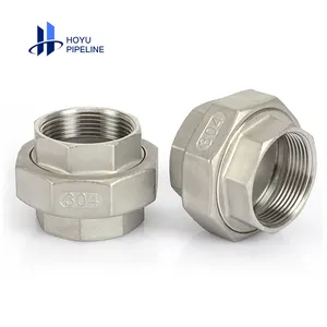 Abrazadera de tubo Unión Cable eléctrico Sillín Cabeza Technics Casting 1/8 "-1-8" Unión 2 pulgadas 4 vías Instalación de tubería de acero inoxidable - Product Image 1