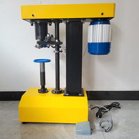 Machine de scellage de boîtes électrique 110V 220V, scelleuse automatique de boîtes de bureau 10-20 pièces/min, pour boîtes en étain, aluminium, plastique, PET, film papier 35-126mm